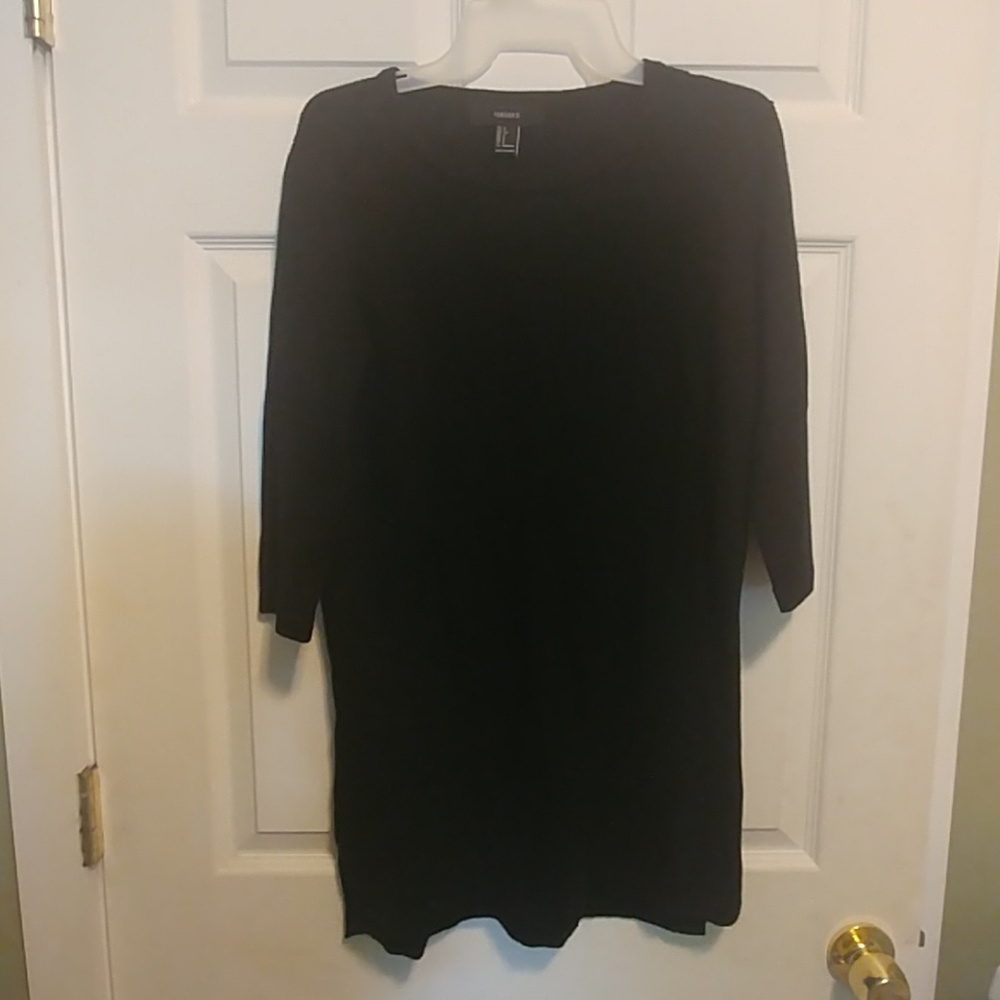 Black sweater dress